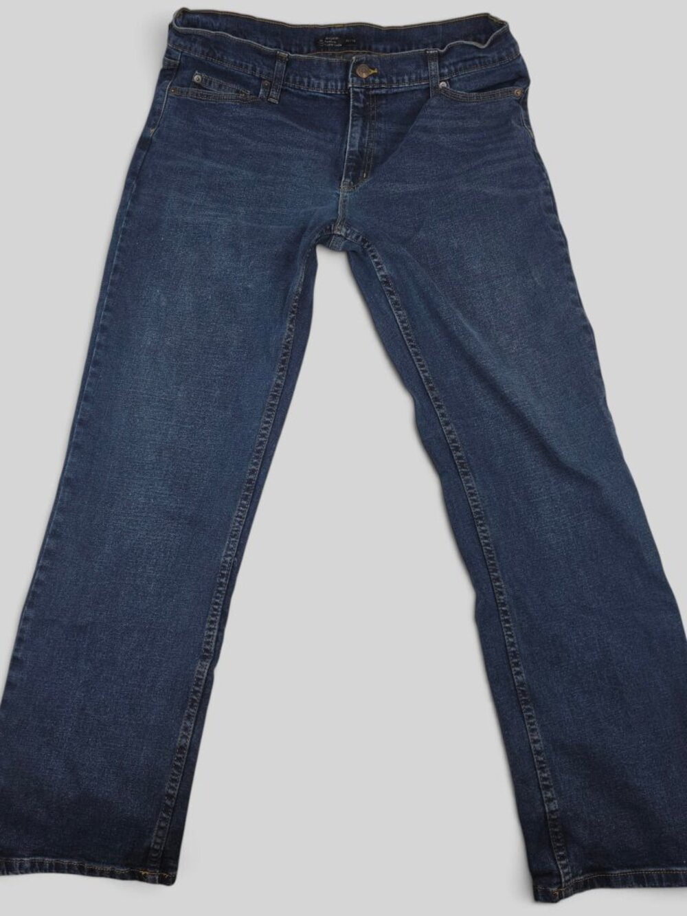 Member's Mark Men's Straight Fit Premium Stretch Denim Jeans Dark Wash 38x32